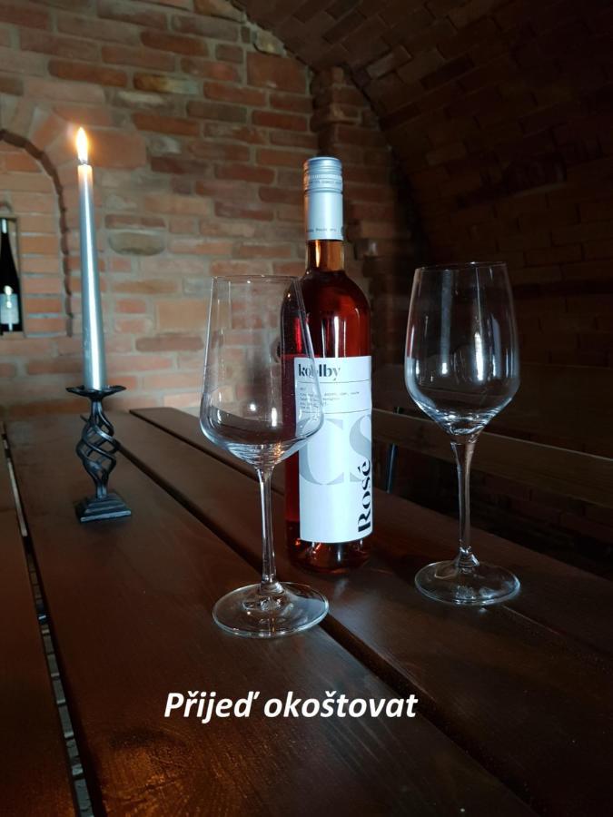 Apartman S Vinnym Sklepem Viktorie Pouzdrany ภายนอก รูปภาพ